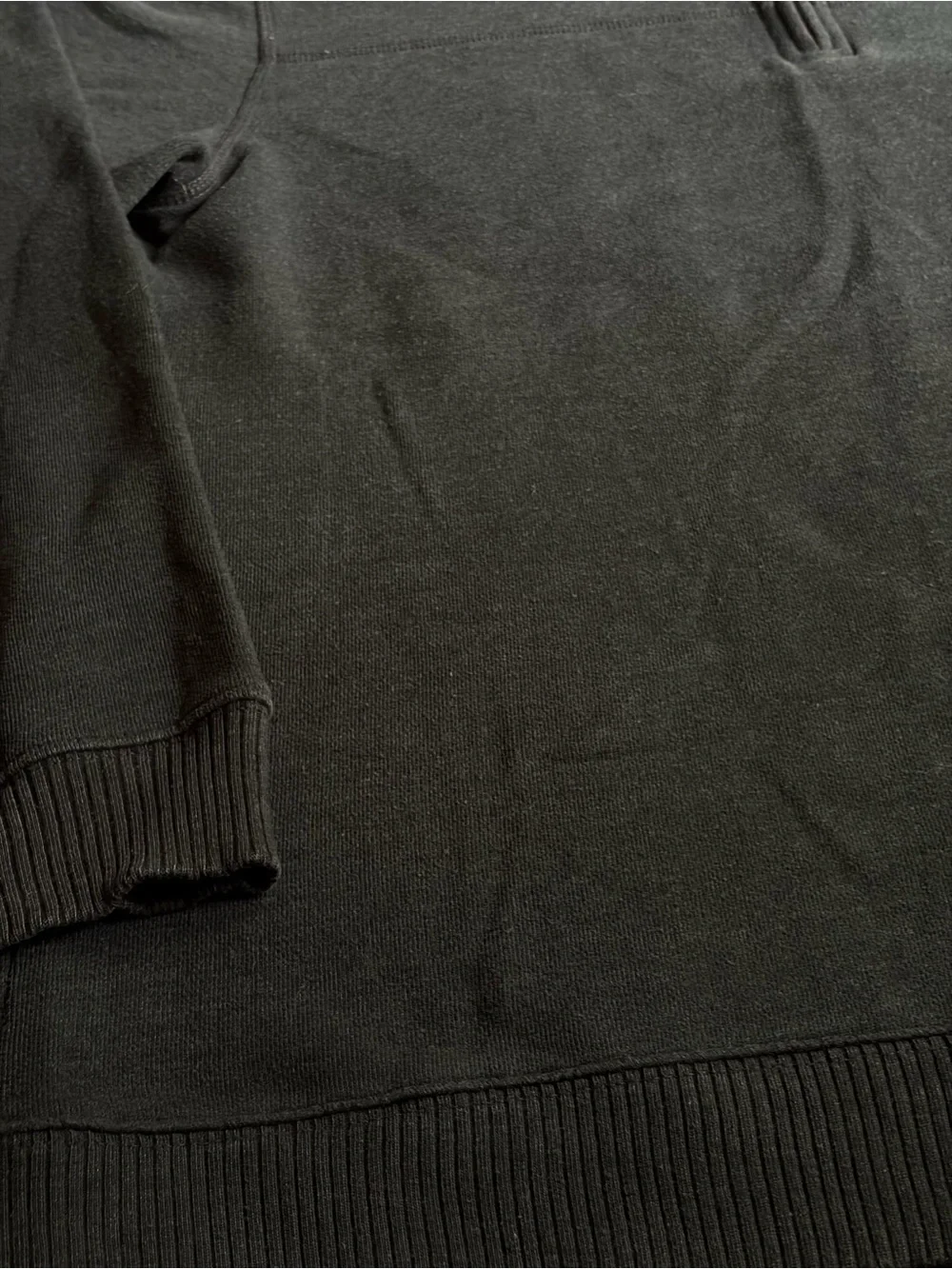 Arrow Men’s Gray Quarter Zip Pullover Sweater Large Work Office Layers